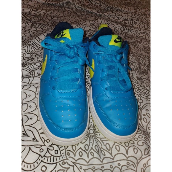 Nike Other - Nike Court Borough 2 Low Laser Blue Lemon Venom Size 4y (5.5w)